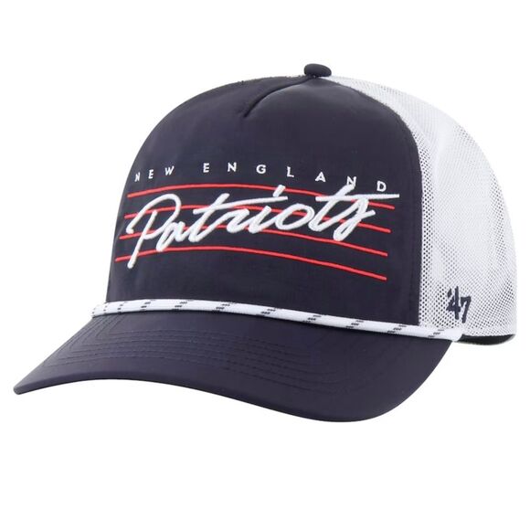 NWT New England Patriots '47 Downburst Relaxed Hitch Trucker Adjustable Hat - Picture 1 of 6